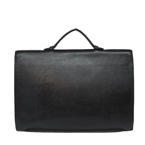 LOEWE Anagram Hand Bag Leather Black Auth - Picture 2 of 16